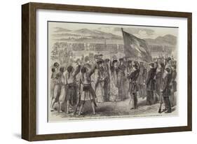 The National Guard at Athens Taking the Oath of Allegiance to King George-null-Framed Giclee Print