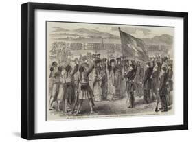 The National Guard at Athens Taking the Oath of Allegiance to King George-null-Framed Giclee Print