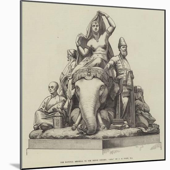 The National Memorial to the Prince Consort, Asia, by J H Foley, Ra-null-Mounted Giclee Print