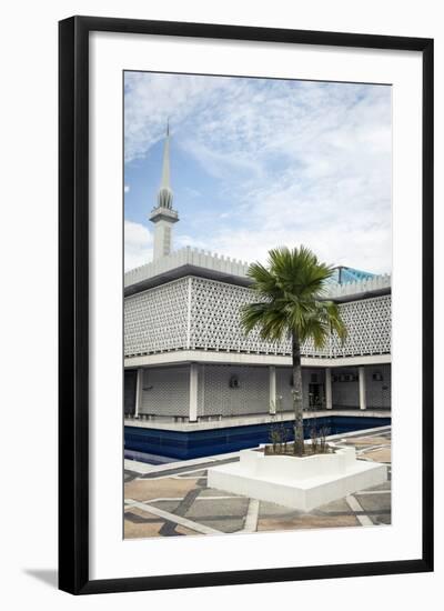 The National Mosque of Malaysia, Kuala Lumpur, Malaysia, Southeast Asia, Asia-Andrew Taylor-Framed Photographic Print