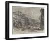 The National Mourning in Broadway, New York, for the Death of President Lincoln-null-Framed Giclee Print