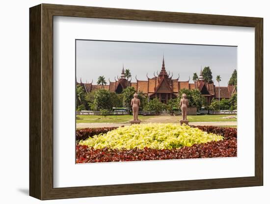 The National Museum of Cambodia in the Capital City of Phnom Penh, Cambodia, Indochina-Michael Nolan-Framed Photographic Print