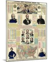 The National Political Chart, Civil War, c.1861-H^ H^ Lloyd-Mounted Art Print