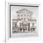 The National Provincial Bank at No 112 Bishopsgate Street, City of London, C1840-WL Walton-Framed Giclee Print