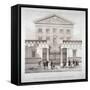 The National Provincial Bank at No 112 Bishopsgate Street, City of London, C1840-WL Walton-Framed Stretched Canvas