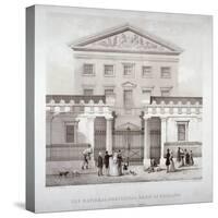 The National Provincial Bank at No 112 Bishopsgate Street, City of London, C1840-WL Walton-Stretched Canvas
