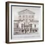 The National Provincial Bank at No 112 Bishopsgate Street, City of London, C1840-WL Walton-Framed Giclee Print