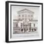 The National Provincial Bank at No 112 Bishopsgate Street, City of London, C1840-WL Walton-Framed Giclee Print