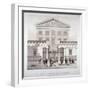 The National Provincial Bank at No 112 Bishopsgate Street, City of London, C1840-WL Walton-Framed Giclee Print