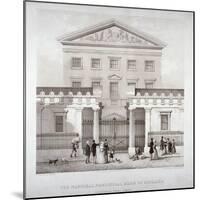 The National Provincial Bank at No 112 Bishopsgate Street, City of London, C1840-WL Walton-Mounted Giclee Print