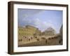 The National Theatre Square in Munich, 1839-null-Framed Giclee Print
