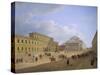 The National Theatre Square in Munich, 1839-null-Stretched Canvas