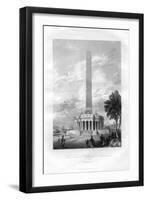 The National Washington Monument, Washington DC, USA, 1855-AC Warren-Framed Giclee Print