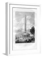 The National Washington Monument, Washington DC, USA, 1855-AC Warren-Framed Giclee Print