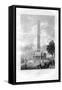 The National Washington Monument, Washington DC, USA, 1855-AC Warren-Framed Stretched Canvas