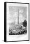 The National Washington Monument, Washington DC, USA, 1855-AC Warren-Framed Stretched Canvas