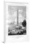 The National Washington Monument, Washington DC, USA, 1855-AC Warren-Framed Giclee Print