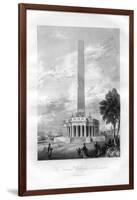 The National Washington Monument, Washington DC, USA, 1855-AC Warren-Framed Giclee Print