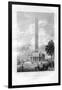 The National Washington Monument, Washington DC, USA, 1855-AC Warren-Framed Giclee Print