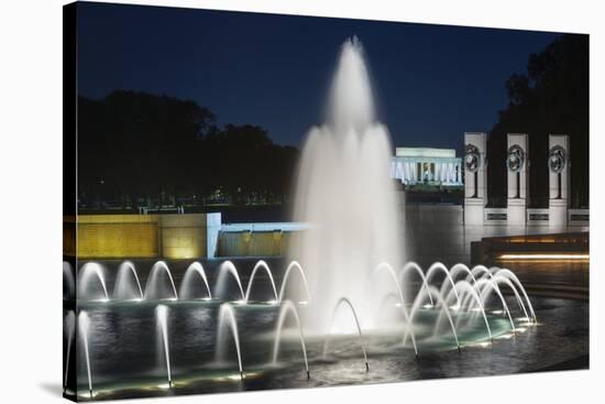 The National World War II Memorial in Washington, Dc.-Jon Hicks-Stretched Canvas