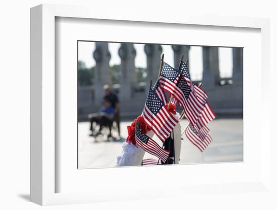 The National World War II Memorial in Washington, Dc.-Jon Hicks-Framed Photographic Print