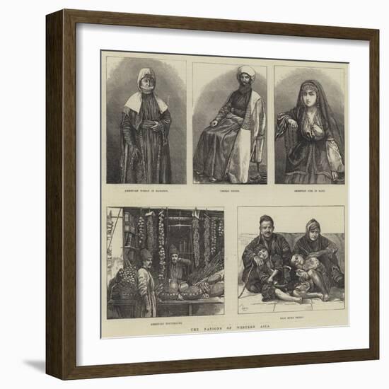 The Nations of Western Asia-null-Framed Giclee Print