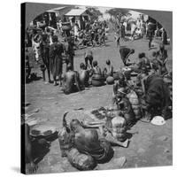 The Native Market at Port Florence, Lake Victoria, Kenya, C1901-C1903-null-Stretched Canvas