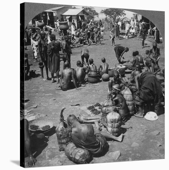 The Native Market at Port Florence, Lake Victoria, Kenya, C1901-C1903-null-Stretched Canvas