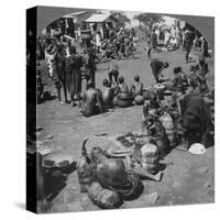 The Native Market at Port Florence, Lake Victoria, Kenya, C1901-C1903-null-Stretched Canvas