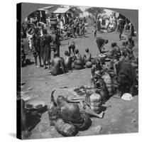 The Native Market at Port Florence, Lake Victoria, Kenya, C1901-C1903-null-Stretched Canvas