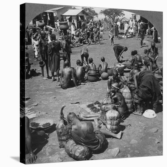 The Native Market at Port Florence, Lake Victoria, Kenya, C1901-C1903-null-Stretched Canvas