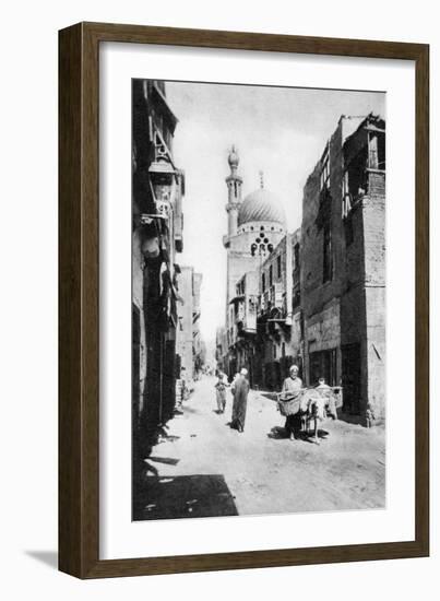 The Native Quarter, Cairo, Egypt, C1920s-null-Framed Giclee Print