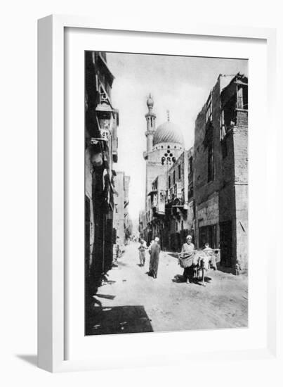 The Native Quarter, Cairo, Egypt, C1920s-null-Framed Giclee Print