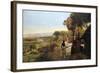 The Native Village on the River, 1900-null-Framed Giclee Print