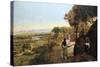 The Native Village on the River, 1900-null-Stretched Canvas