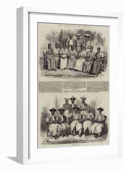 The Natives of Ceylon-null-Framed Giclee Print