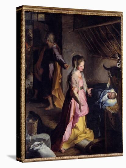 The Nativite, 1597 (Oil on Canvas)-Federico Fiori Barocci or Baroccio-Stretched Canvas