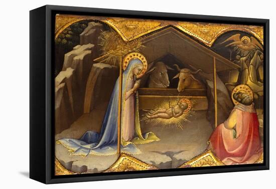 The Nativity, 1406-10-Lorenzo Monaco-Framed Stretched Canvas