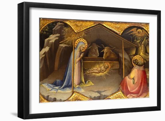 The Nativity, 1406-10-Lorenzo Monaco-Framed Giclee Print