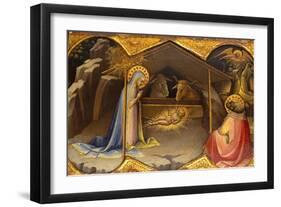 The Nativity, 1406-10-Lorenzo Monaco-Framed Giclee Print