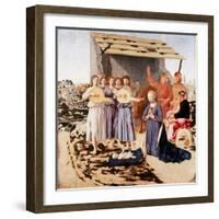 The Nativity, 1470-1475-Piero della Francesca-Framed Giclee Print