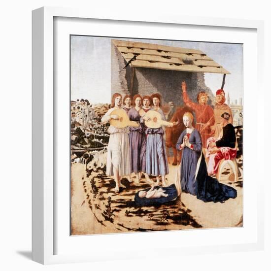 The Nativity, 1470-1475-Piero della Francesca-Framed Giclee Print