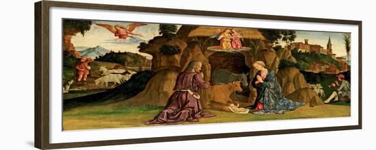 The Nativity, 1480s-Antoniazzo Romano-Framed Giclee Print