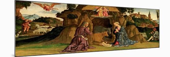 The Nativity, 1480s-Antoniazzo Romano-Mounted Giclee Print