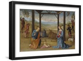 The Nativity, 1500-05-Pietro Perugino-Framed Giclee Print