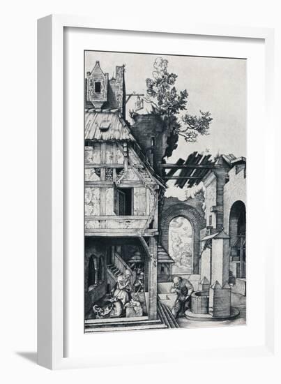 The Nativity, 1504-Albrecht Dürer-Framed Giclee Print