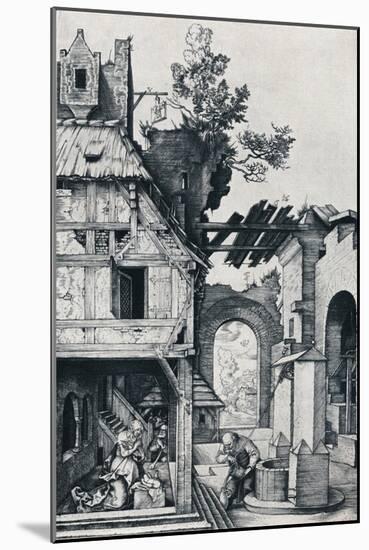 The Nativity, 1504-Albrecht Dürer-Mounted Giclee Print