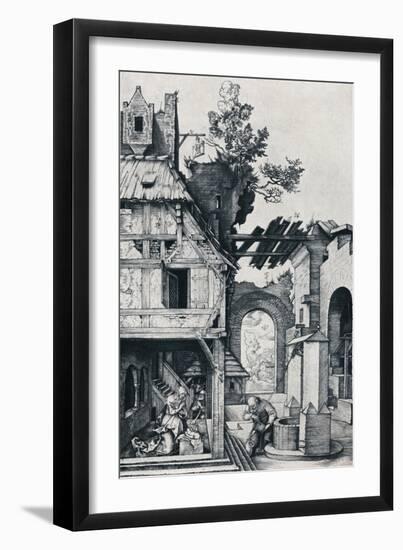 The Nativity, 1504-Albrecht Dürer-Framed Premium Giclee Print