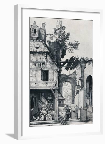 The Nativity, 1504-Albrecht Dürer-Framed Giclee Print