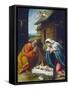 The Nativity, 1523-Lorenzo Lotto-Framed Stretched Canvas